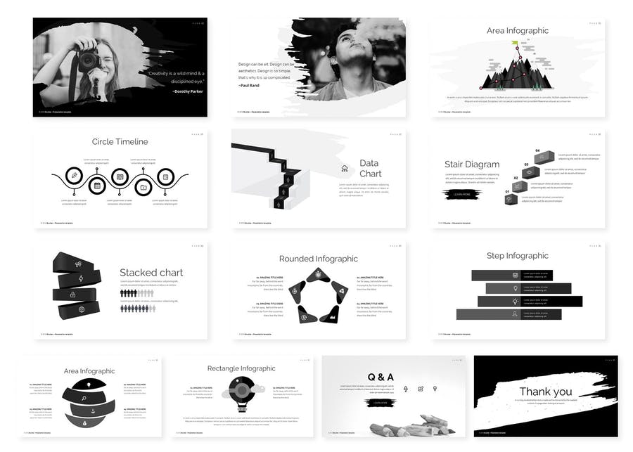 Brusher Powerpoint Template