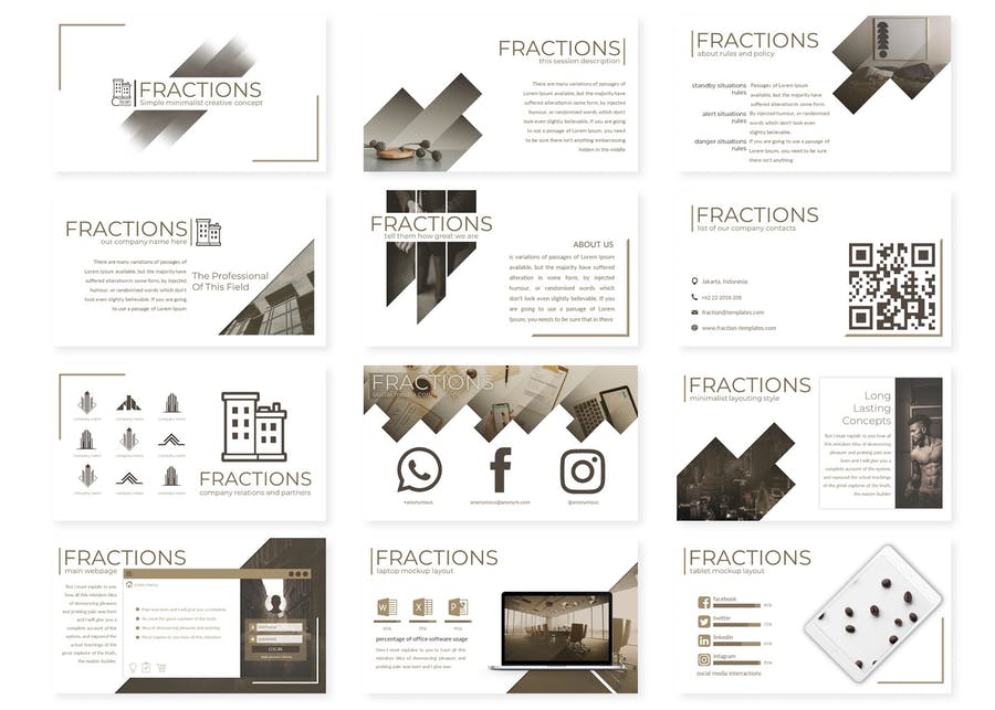 Fractions- Powerpoint Template