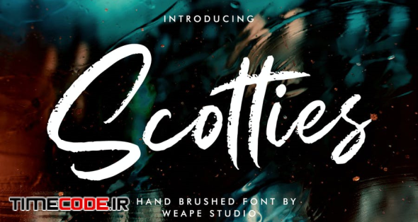 Scotties - Hand Brushed Font