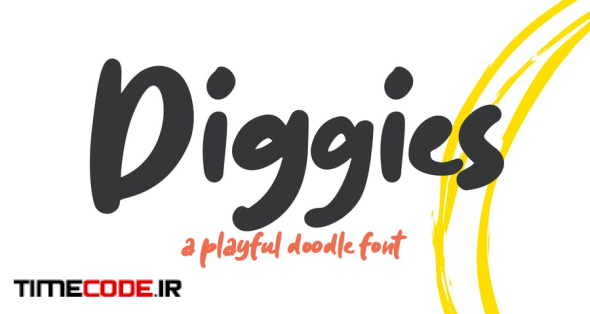 Diggies - A Playful Font