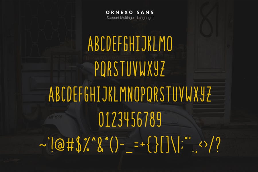 Ornexo Typeface