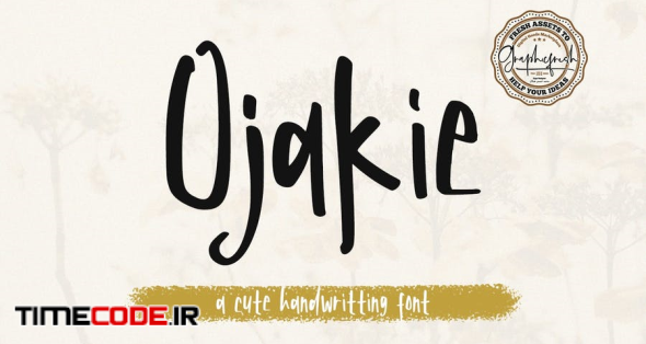 Ojakie - Cute Display Font