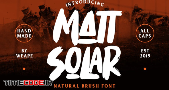 Mattsolar - Brush Font