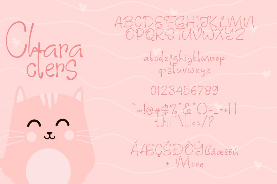 Pinky Cat Font