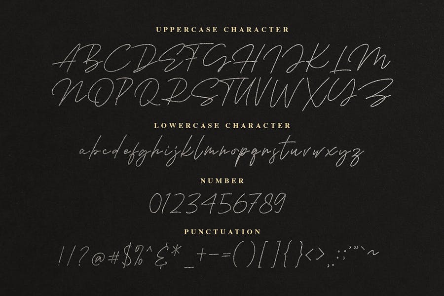 Almatian - Classy Signature Font