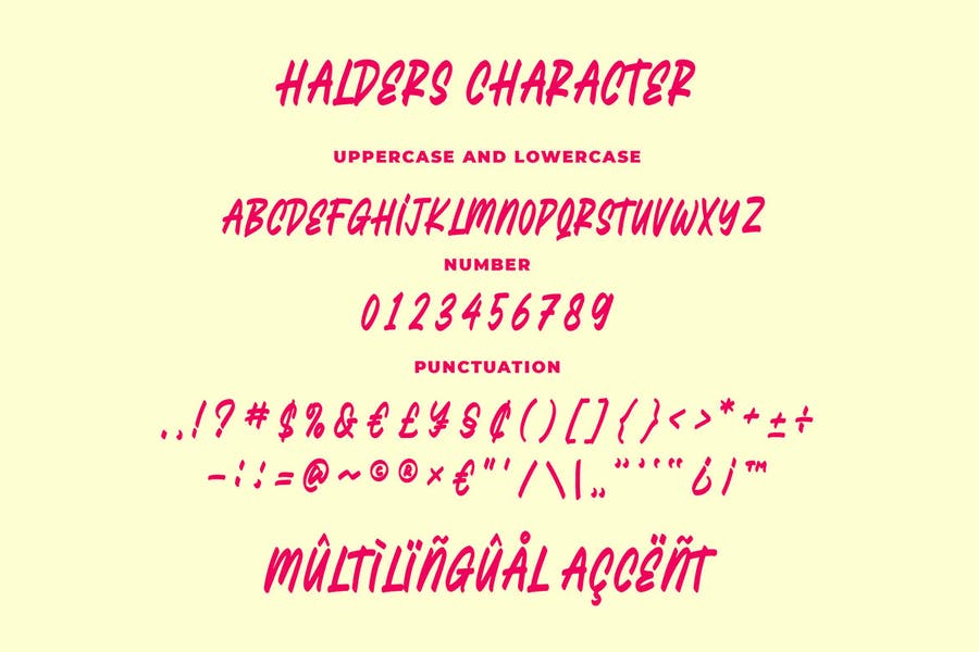 Halders - Playfull Typeface