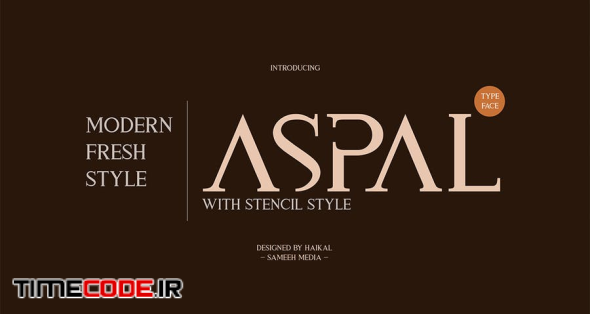 Aspal Typeface Font