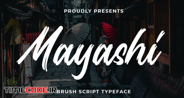 Mayashi - Brush Script Typeface