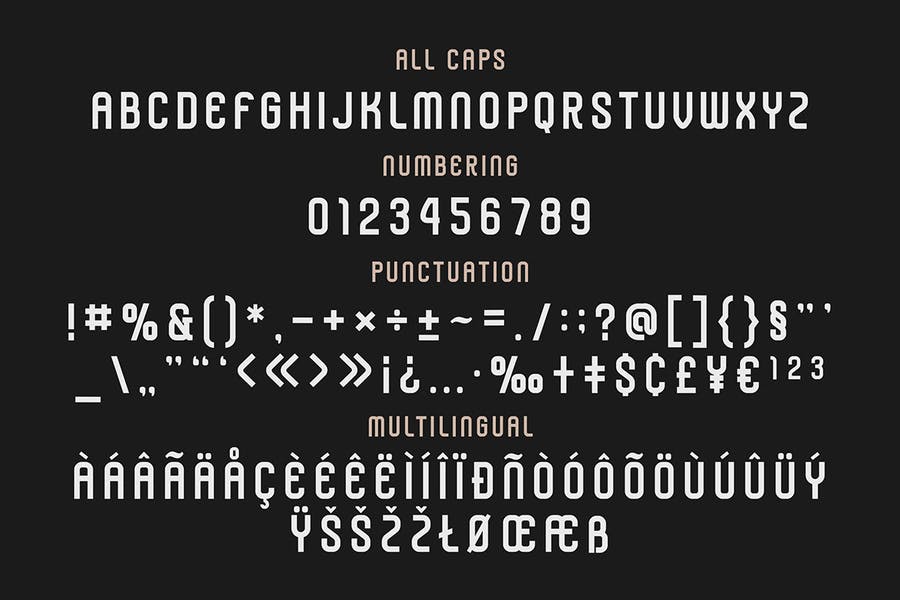Darlon - Sport Display Typeface