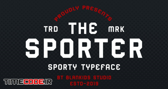 Sporter - Sporty Display Typeface