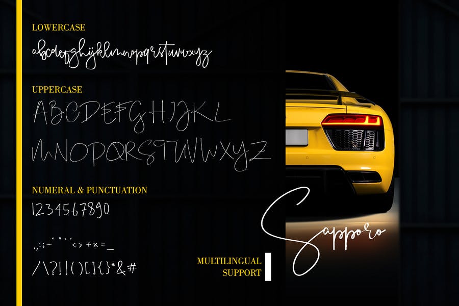 Sapporo Script Font