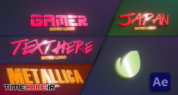 Game Retro Logo Intro
