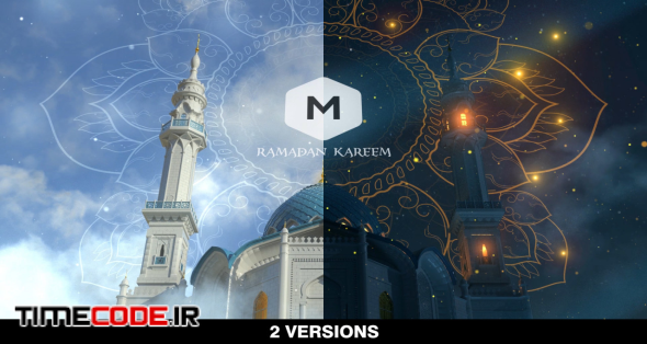 Ramadan Logo Reveal. Day/Night Versions
