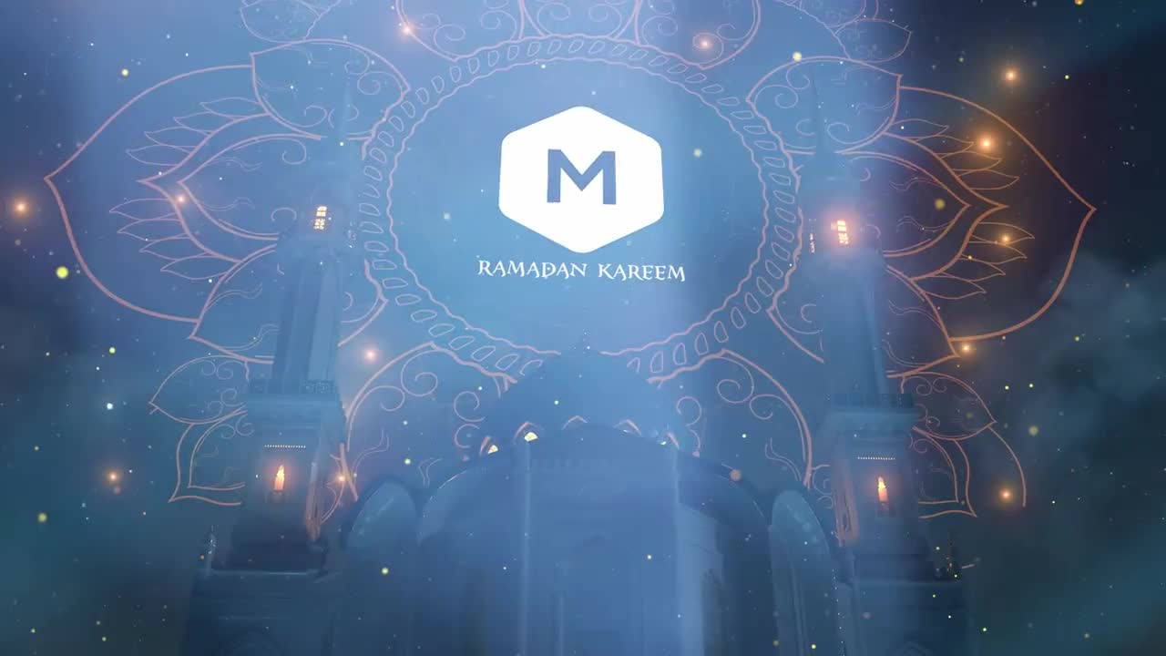 Ramadan Logo Reveal. Day/Night Versions