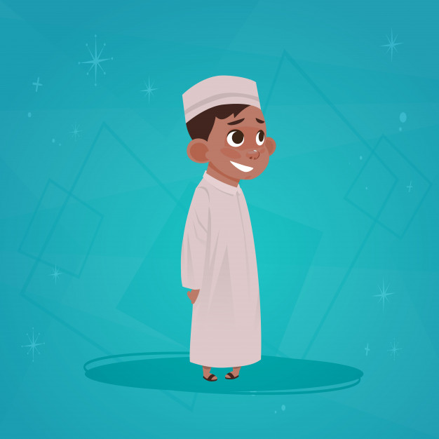 دانلود وکتور پسر مسلمان