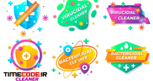 Viricidal And Bactericidal Cleaner Labels 