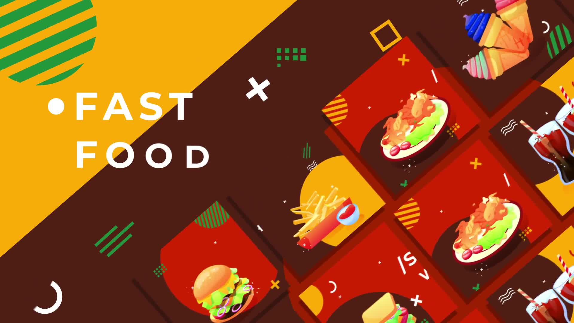  Fast Food Product Promo | After Effects 