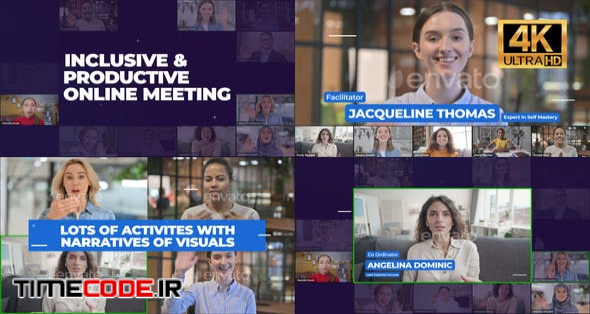  Online Meeting Group Video Conference - Zoom Event Promo 