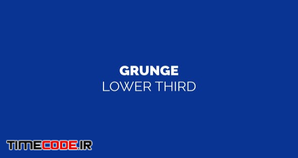  Grunge Lower Third 