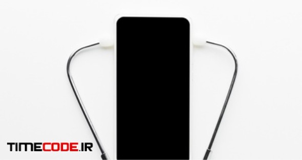 Online Doctor On Mobile Phone And Stethoscope Concept 