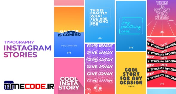 Typography Instagram Stories