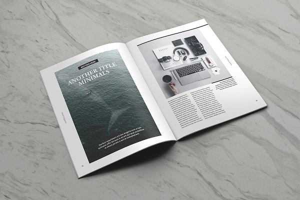 Moore Magazine Indesign Template | Creative InDesign Templates