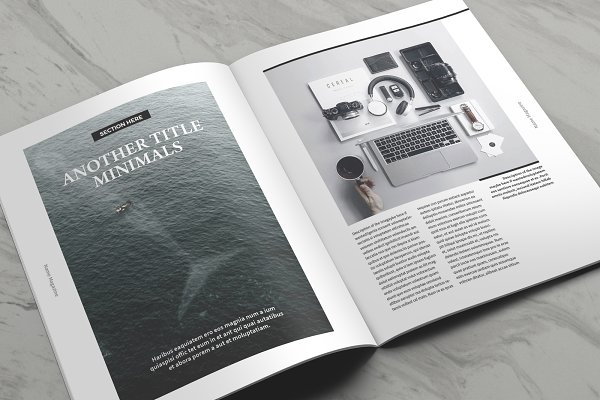 Moore Magazine Indesign Template | Creative InDesign Templates
