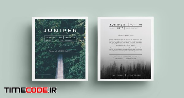 J U N I P E R Flyer Template | Creative InDesign Templates