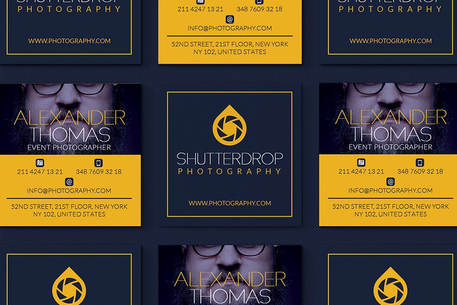 Mini Photographer Business Card | Creative Photoshop Templates