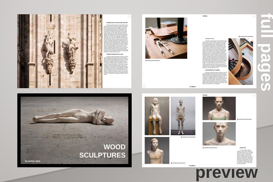 Art Gallery Package | Creative InDesign Templates