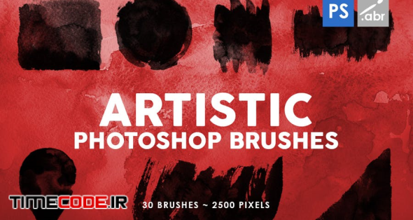 30 Artistic Photoshop Stamp Brushes Vol.2