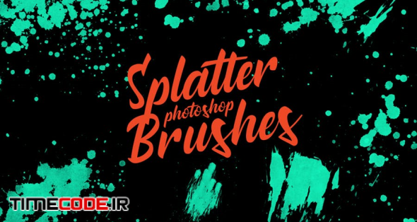 Splatter Stamp Photoshop Brushes Vol. 5