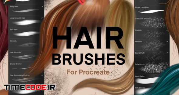 Hair Brushes For Procreate