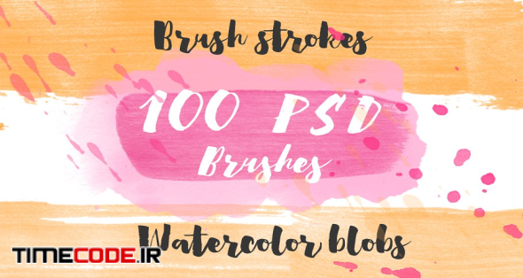 100Brushes!Handdrawn Brushes For PSD | Unique Photoshop Add-Ons