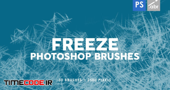 30 Freeze Photoshop Stamp Brushes