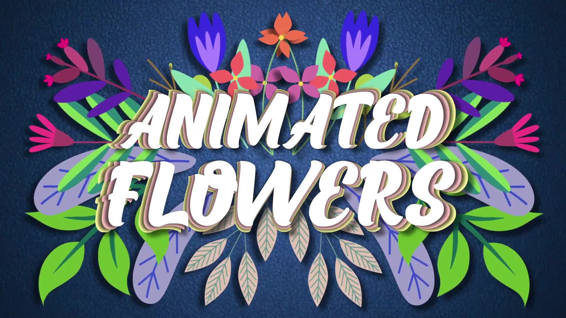 Animated Flowers || After Effects