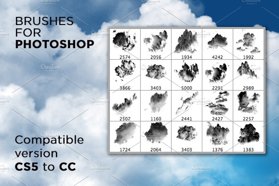 Ultimate Clouds Brushes Collection | Unique Photoshop Add-Ons