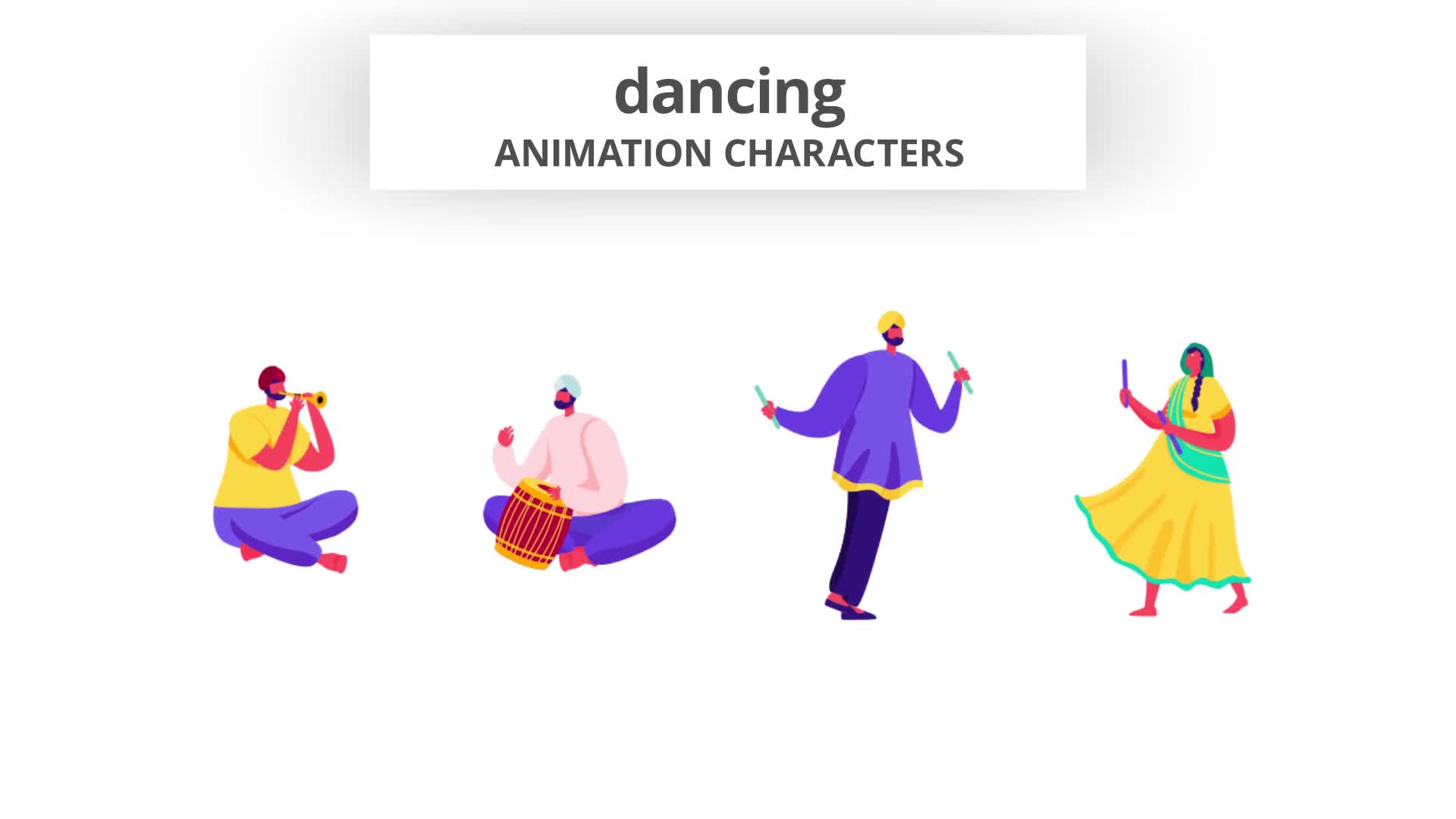 Dancing - Character Set