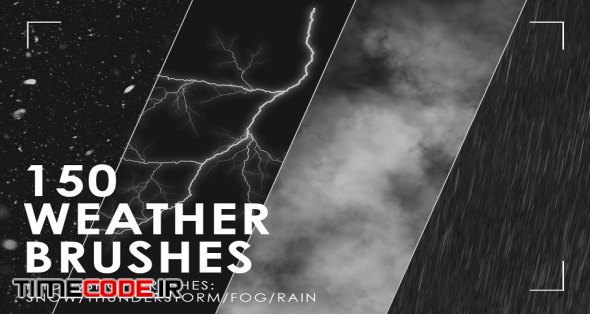 150 Weather Photoshop Brushes | Unique Photoshop Add-Ons