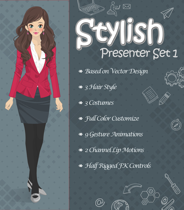 Stylish Presenter Set 1