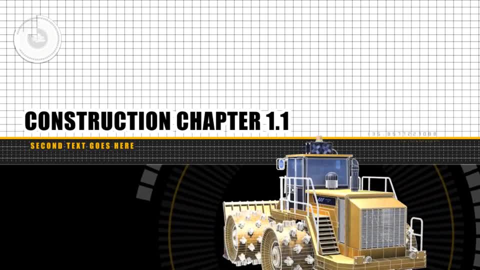 Construction Lower Thirds & Chapter Titles