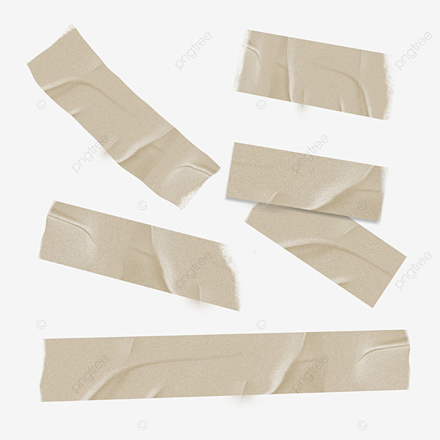 Beige Distressed Grainy Fold Paper Texture Patch Tape