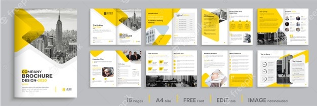 Brochure Template Layout Design, Modern Brochure Design 