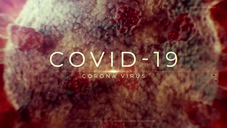 Covid-19 Virus Cinematic Title