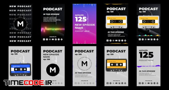Podcast Stories Pack