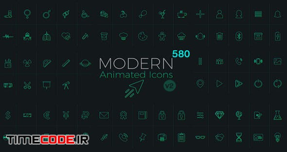 Modern Animated Icons Library
