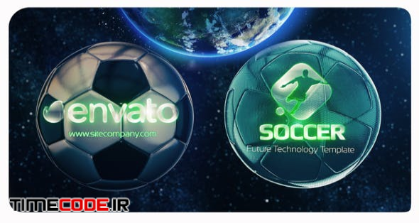 Space Soccer Logo Reveal