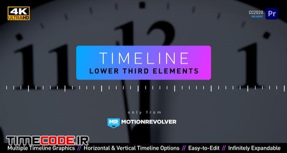 Timeline Lower Third Elements | MOGRT For Premiere Pro