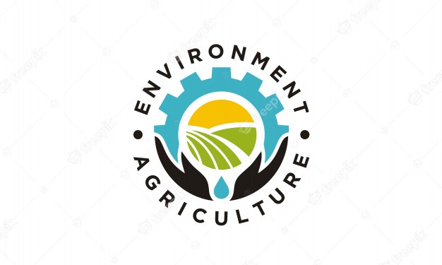 Round Emblem / Badge For Agriculture Company Logo Design 