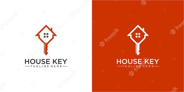 Awesome House And Key Logo Design Inspiration 